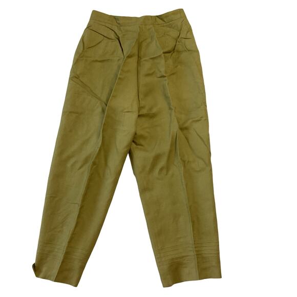 Larry Levine Linen Blend Ankle Pants - Picture 4 of 4